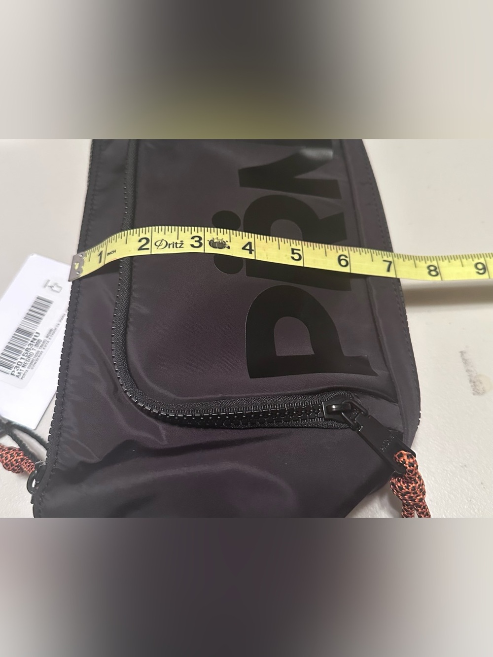 Prüne brand black nylon cosmetic bag NEW! - Picture 10 of 11